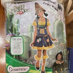 Charming Scarecrow Costume for Kids -‎ Blue and Yellow